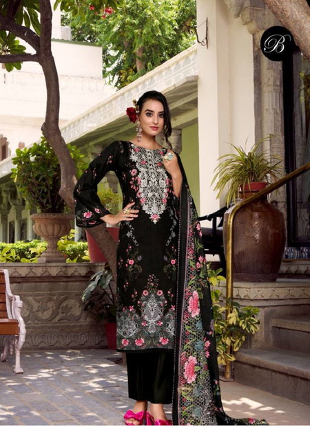 Naira Vol 118 By Belliza Cotton Digital Print With Embroidery Dress Material Exporters In India